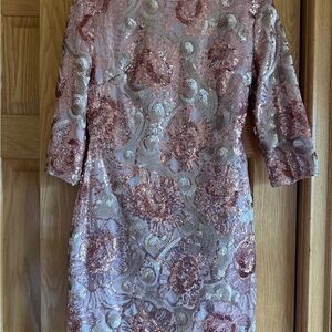 Ark & Co Rose Gold Sequin Dress